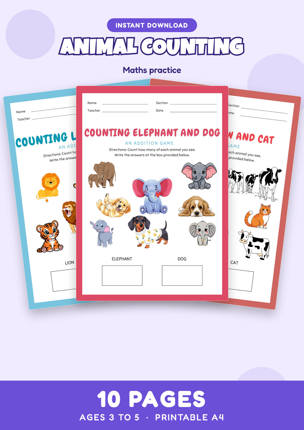 Animal Counting: Addition Games preview