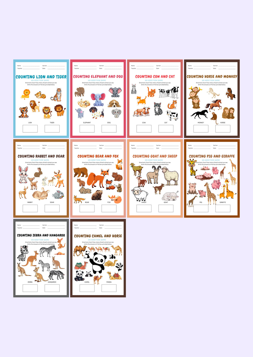 Animal Counting: Addition Games preview