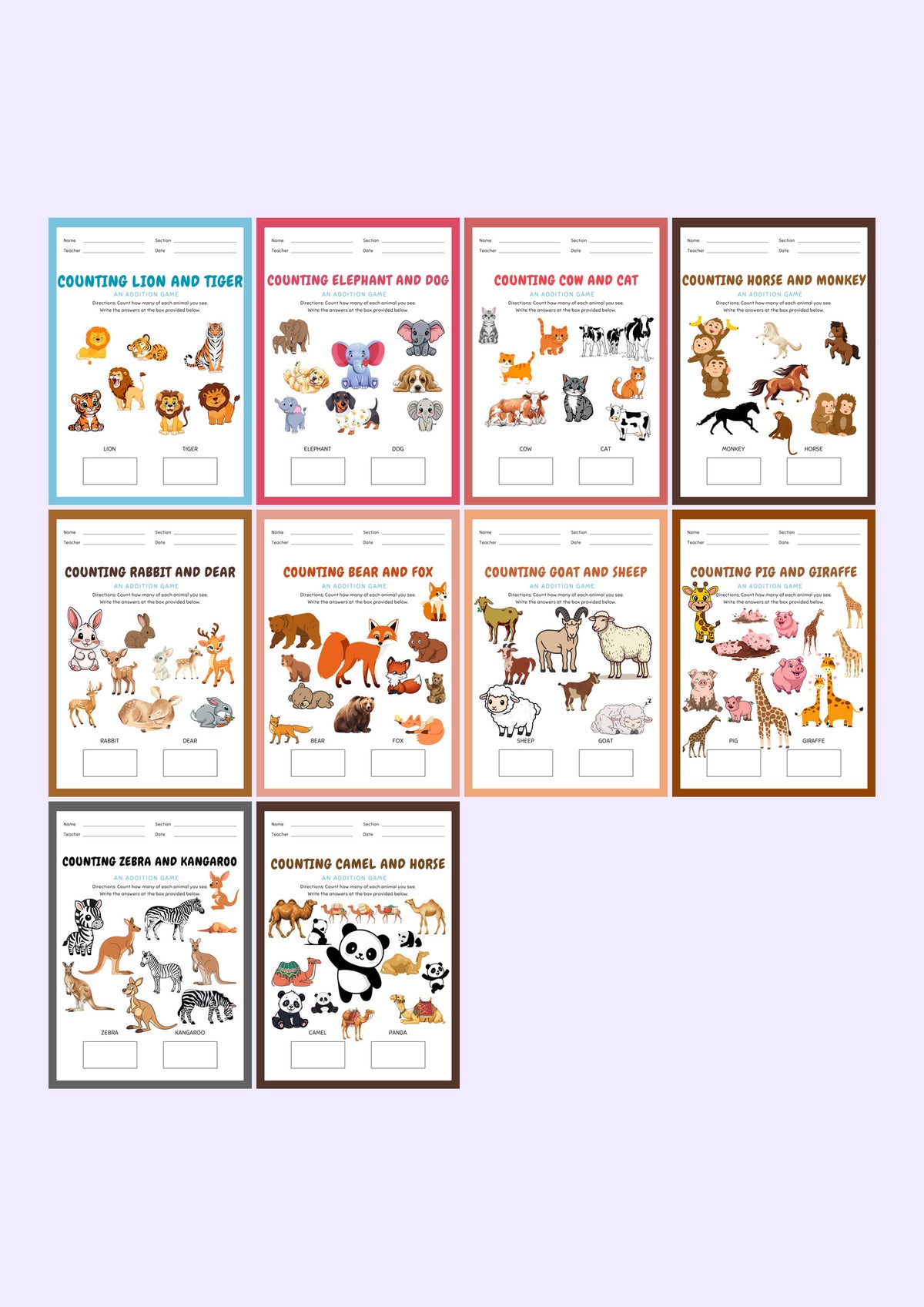 Animal Counting: Addition Games preview